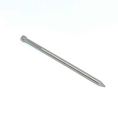 4.0X90MM Płaska utracona główka Pierścieniowy chwyt pierścieniowy Gwoździe SS do drewna